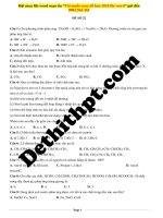 Đề số 22   hóa   gv tòng văn sinh 