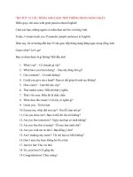 BỎ túi” 35 câu TIẾNG ANH GIAO TIẾP THÔNG DỤNG HÀNG NGÀY