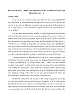 Phân tích thực trạng đào tạo phát triển nguồn nhân lực tại bệnh viện nhi TW 