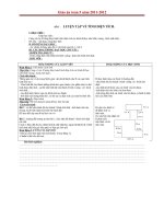 Giáo án Toán 5 chương 3 bài 9: Luyện tập về tính diện tích