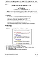 ĐỀ THI TIN HỌC QUỐC GIA TÍN CHỈ B