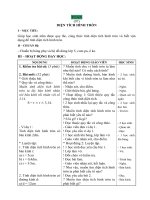 Giáo án Toán 5 chương 3 bài 7: Diện tích hình tròn