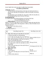 Giáo án Toán 5 chương 3 bài 12: Diện tích xung quanh và diện tích toàn phần hình lập phương