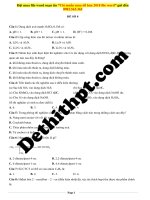 Đề số 04   hóa   gv tòng văn sinh 