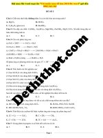 Đề số 05   hóa   gv tòng văn sinh 