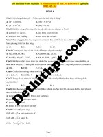 Đề số 06   hóa   gv tòng văn sinh 