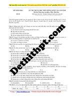 Đề hóa số 10   gv nguyễn minh tuấn 