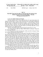 Đề án thành lập trung tâm giáo dục nghề nghiệp