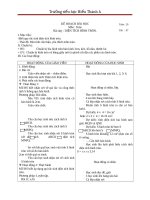 Giáo án Toán 5 chương 3 bài 7: Diện tích hình tròn