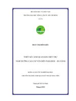 THIẾT KẾ CẢNH QUAN KHU BIỆT THỰ NGHỈ DƯỠNG CAO CẤP VEN BIỂN PARADISE – ĐÀ NẴNG