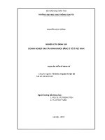 Nghiên cứu đánh giá doanh nghiệp vận tải hành khách bằng ô tô ở việt nam 
