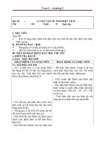 Giáo án Toán 5 chương 3 bài 9: Luyện tập về tính diện tích