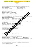 Đề số 09   hóa   gv tòng văn sinh 