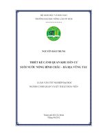 THIẾT KẾ CẢNH QUAN KHU DÂN CƯ SUỐI NƯỚC NÓNG BÌNH CHÂU – BÀ RỊA VŨNG TÀU