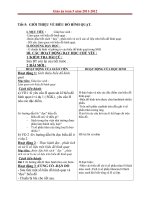 Giáo án Toán 5 chương 3 bài 8: Giới thiệu biểu đồ hình quạt