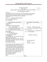 Giáo án Toán 5 chương 3 bài 11: Diện tích xung quanh và diện tích toàn phần hình hộp chữ nhật