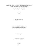 THIẾT KẾ HỆ THỐNG XỬ LÝ NƯỚC THẢI BỆNH VIỆN ĐIỀU DƯỠNG VÀ PHỤC HỒI CHỨC NĂNG TỈNH BÌNH DƯƠNG CÔNG SUẤT 50 M3NGÀY.ĐÊM