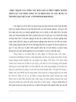 THỰC TRẠNG của CÔNG tác đào tạo và PHÁT TRIỂN NGUỒN NHÂN lực tại tổng công ty cổ phần đầu tư xây dựng và thương mại việt nam   constrexim holdings 