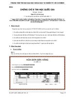 ĐỀ THI TIN HỌC QUỐC GIA TÍN CHỈ B ĐỀ 8 