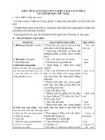 Giáo án Toán 5 chương 3 bài 11: Diện tích xung quanh và diện tích toàn phần hình hộp chữ nhật