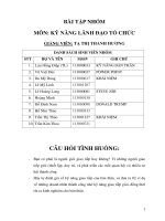 Bạn có phải là người giỏi giao tiếp hay không? Vì những người giao tiếp giỏi (thiết lập, duy trì, và phát triển các mối quan hệ) có nhiều cơ hội thành công.  Hãy tự đánh giá về kỹ năng giao tiếp của bản thân, và đưa ra 02 ví dụ về những doanh nhân thành c