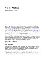 Tiên trình văn học nhật bản 