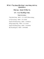 Tiểu luận môn kinh tế đầu tư trường Đại học Thương Mại đạt điểm cao