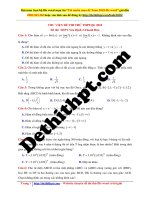 Đề thi thptqg 2018   THPT yên định 2   thanh hóa   lần 1   file word có lời giải chi tiết 