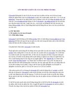 CỐT TRUYỆN và kết cấu của tác PHẨM văn học 