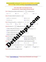 Đề thi thptqg 2018   THPT trần nhật duật   yên bái   đề học kỳ 1   file word có lời giải chi tiết 