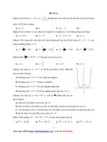 De thi  thay nguyen phu hoang lan  lize  file word co loi giai chi tiet 