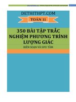 Chuyên đề lượng giác (lý thuyết + bài tập vận dụng có giải)   thầy bảo vương 