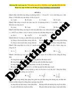 Đề 4   gv ngô thái ngọ 