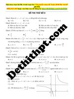 Đề 09   gv mẫn ngọc quang thi thử toán 2018 