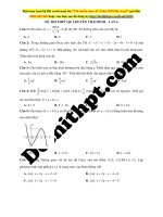 Đề thi thptqg 2018   THPT chuyên thái bình   lần 6   file word có lời giải chi tiết 