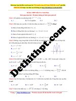 Đề thi thptqg 2018   THPT bến tre   vĩnh phúc   lần 1   file word có lời giải chi tiết 