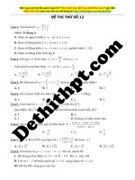 Đề 12   gv mẫn ngọc quang thi thử toán 2018 