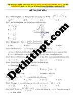 Đề 04   gv mẫn ngọc quang thi thử toán 2018 