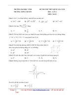 De thi thu  chuyen DH vinh  nghe an  lan 2  file word co loi giai chi tiet 