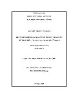 Thực hiện chính sách quản lý tài sản nhà nước từ thực tiễn cơ quan hậu cần, bộ công an 
