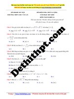 Đề thi thptqg 2018   THPT chu văn an – hà nội   lần 1   file word có lời giải chi tiết 
