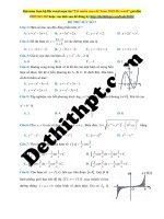 Đề thi thptqg 2018 toán thầy đặng việt đông đề THỬ sức số 7 