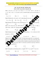 Đề thi thptqg 2018   chuyên đh SP   hà nội   lần 1   file word có lời giải chi tiết 