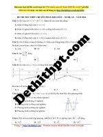 Đề thi thptqg 2018   toán   THPT chuyên phan bội châu   nghệ an   lần 1 