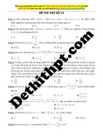 Đề 13   gv mẫn ngọc quang thi thử toán 2018 