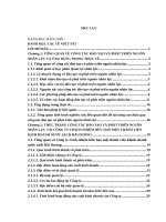 Nâng cao hiệu quả công tác đào tạo và phát triển nguồn nhân lực tại công ty trách nhiệm hữu hạn một thành viên kinh doanh nước sạch hải dương