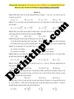 Đề 11   gv ngô thái ngọ 