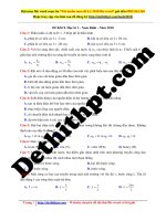 34  đề KSCL học kì 1   nam định    file word có lời giải chi tiết 