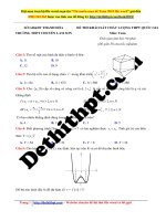 Đề thi thptqg 2018   chuyên lam sơn – thanh hóa   lần 1   file word có lời giải chi tiết 