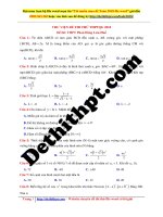Đề thi thptqg 2018   THPT phan đăng lưu   TP huế   lần 1   file word có lời giải chi tiết 